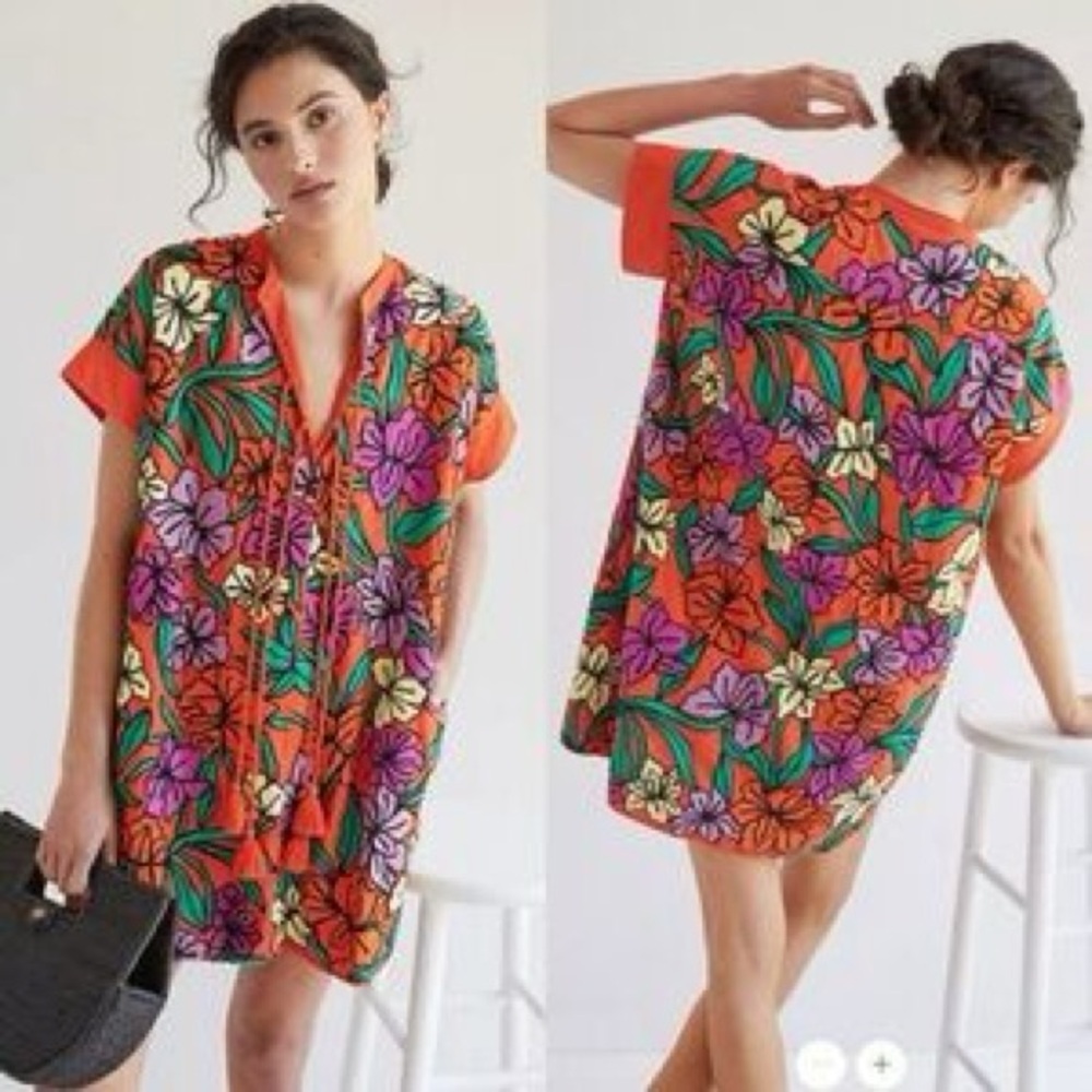 Roller Rabbit embroidered tunic dress